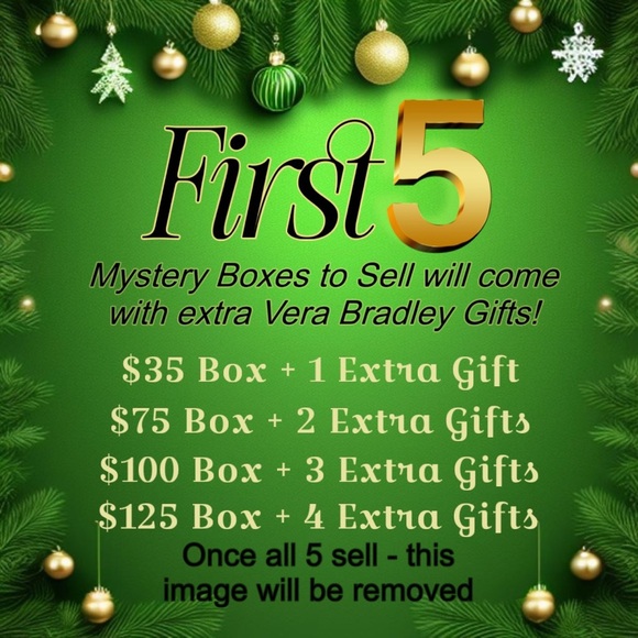 NOW Thru 12/20 Vera Bradley Christmas Mystery Box! While Supplies Last! - Picture 2 of 10